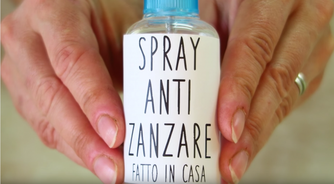 Spray anti zanzare naturale fai da te