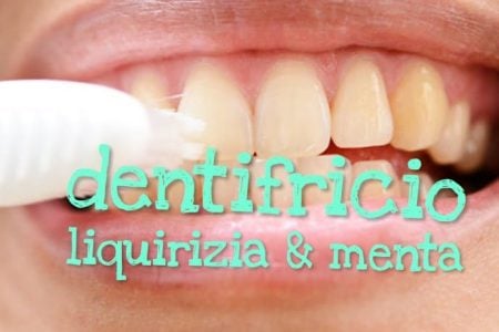 Dentifricio menta e liquirizia