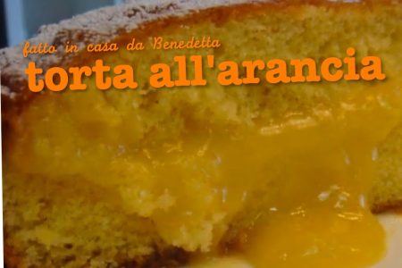 Torta con crema all’arancia fatta in casa da Benedetta