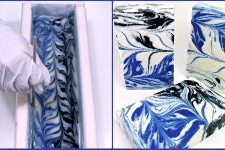 Sapone decorato – tecnica taiwan swirl