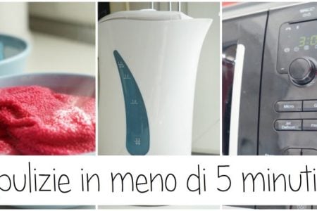 Come pulire il microonde, il bollitore e le spugne della cucina