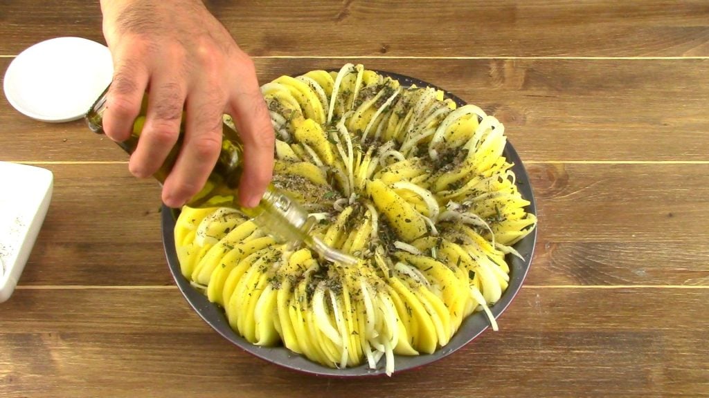 Torta fiore di patate al forno - Step 10