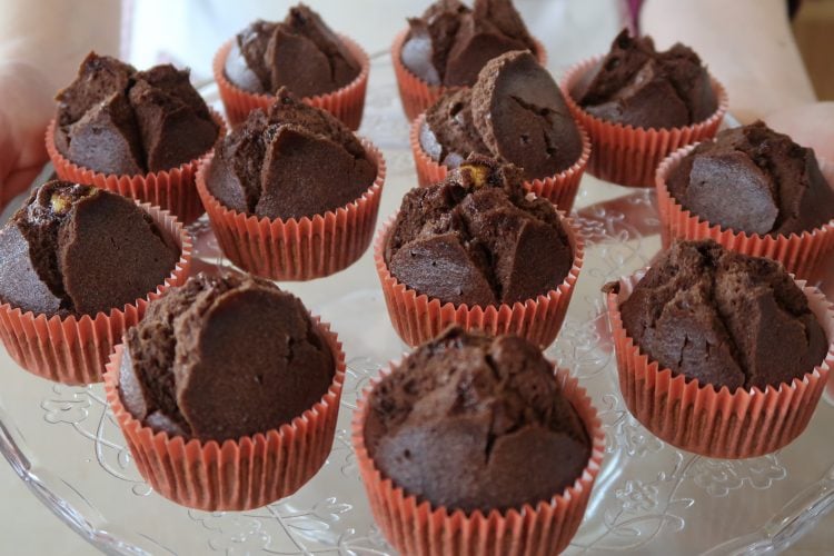 Muffin con sorpresa al cioccolato