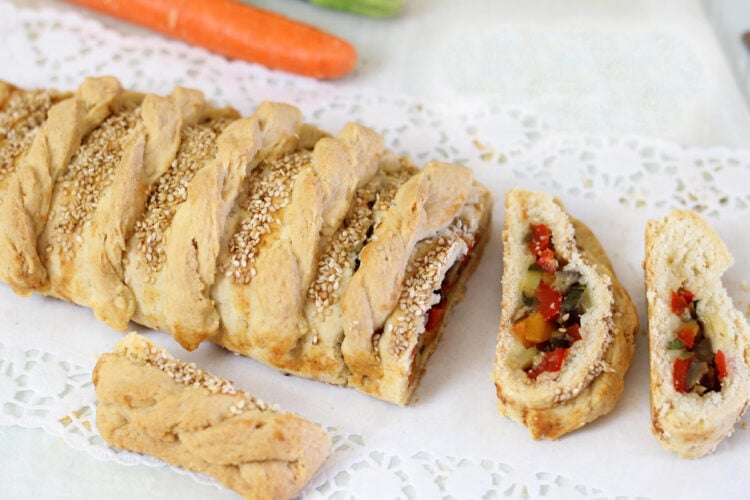 Strudel salato di verdure