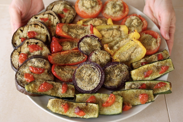Verdure gratinate al forno