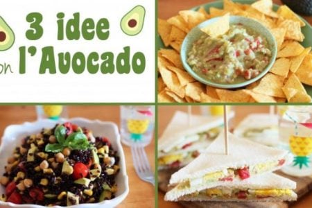 3 idee con l’avocado – guacamole, tramezzini, insalata di riso