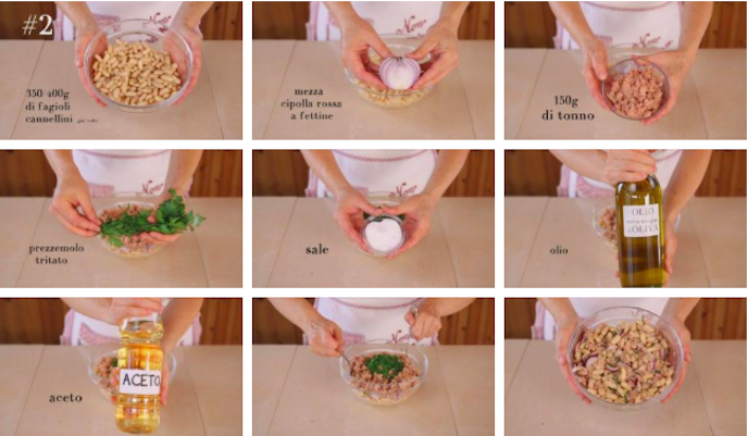 5 insalate di legumi - Step 2