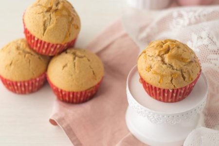 Muffins miele e vaniglia senza lattosio