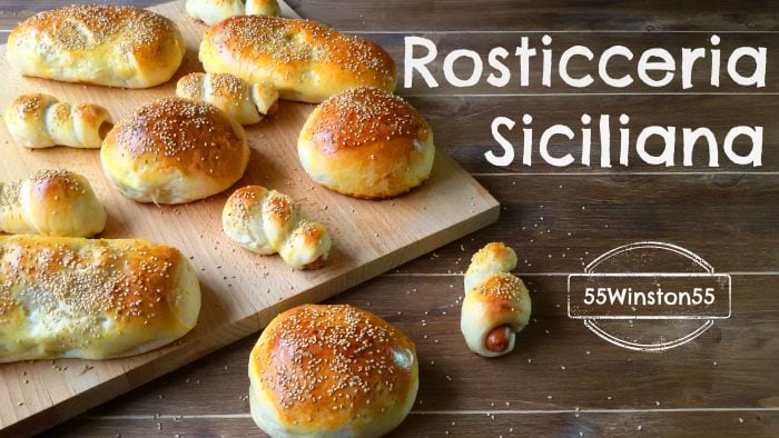 Rosticceria siciliana – rolló con wurstel, calzoni e ravazzate