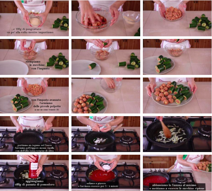 Zucchine ripiene e polpette di zucchine - Step 7