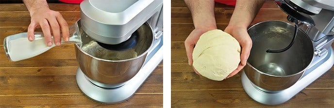 Ghirlanda di pan brioche cannella e uvetta - Step 2