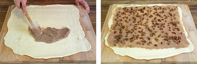 Ghirlanda di pan brioche cannella e uvetta - Step 6