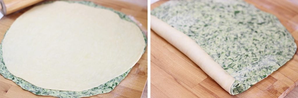 Albero di Natale di pan brioche al formaggio – panini girella - Step 7