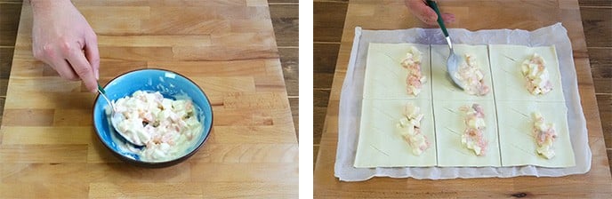 5 idee per antipasti con pasta sfoglia - Step 1