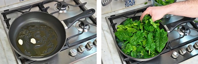 3 idee per contorni di verdure: piselli , broccoli e spinaci - Step 1