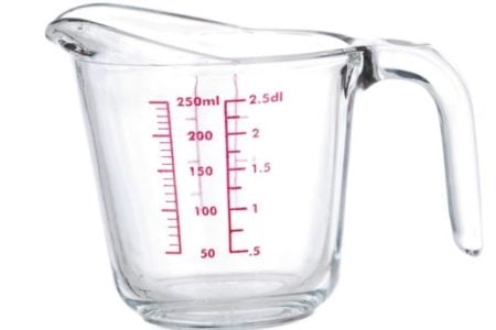 Come misurare i liquidi: la brocca graduata e il cucchiaio dosatore