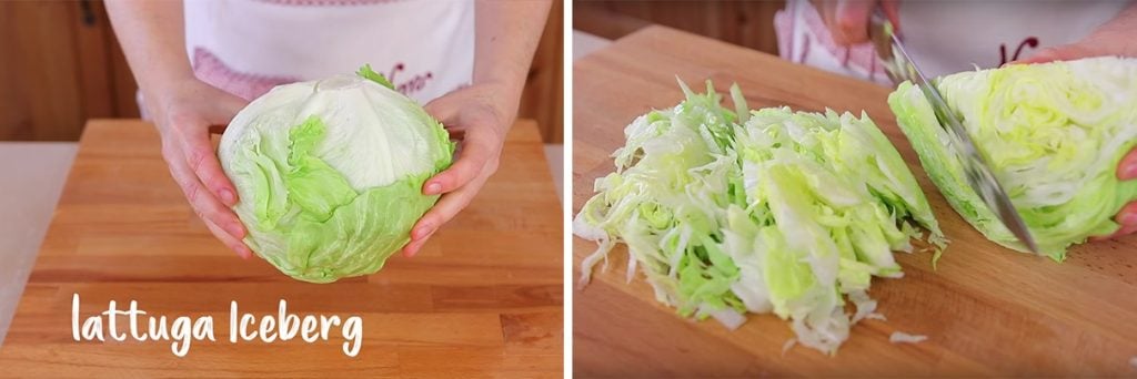 Insalata iceberg e pera ricetta facile - Step 1