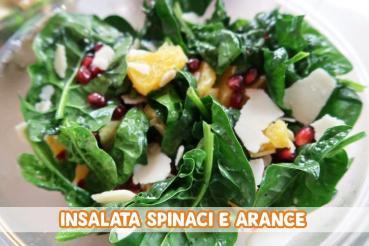 Insalata spinaci e arance ricetta facile