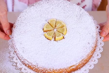 Torta caprese al limone – senza glutine
