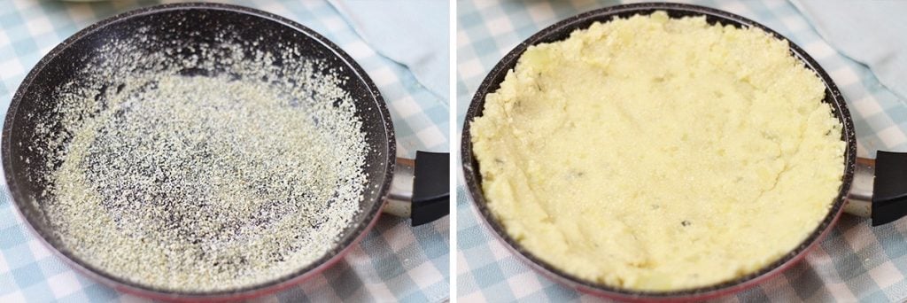 Focaccia di patate in padella con cuore filante - Step 5
