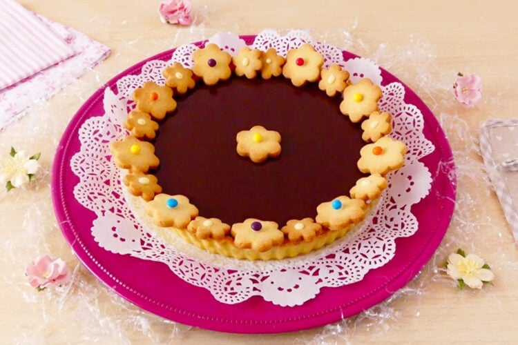 Crostata corona di fiori Pasquali