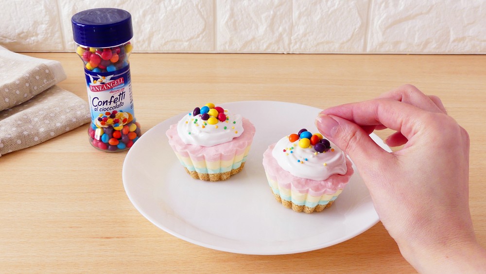 Mini cheesecakes arcobaleno - Step 12