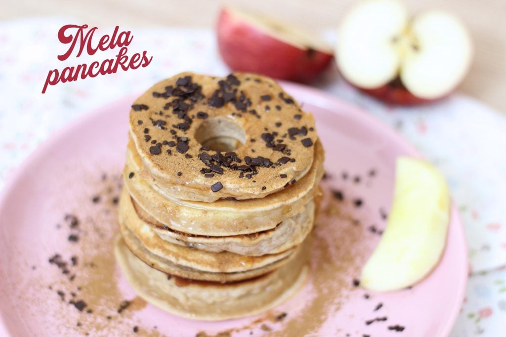 Mela pancakes – pancakes con cuore di mela - Step 3