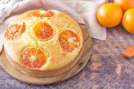Torta all’arancia senza glutine