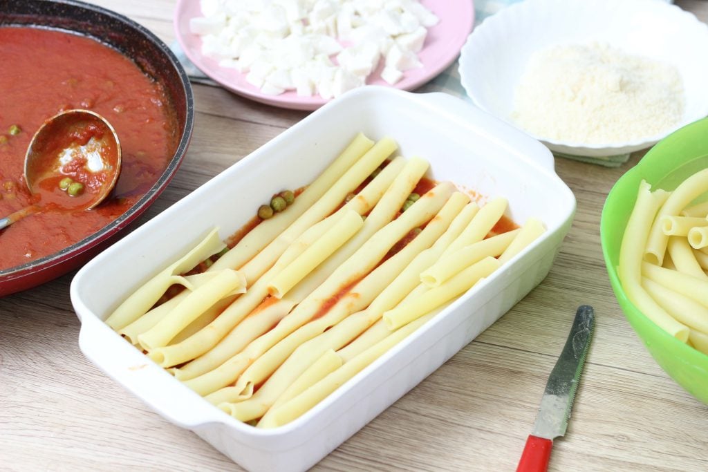 Ziti al forno con pomodoro e mozzarella - Step 5
