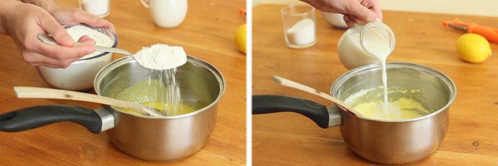 Crostata tronchetto con doppia crema – ricetta facile - Step 2