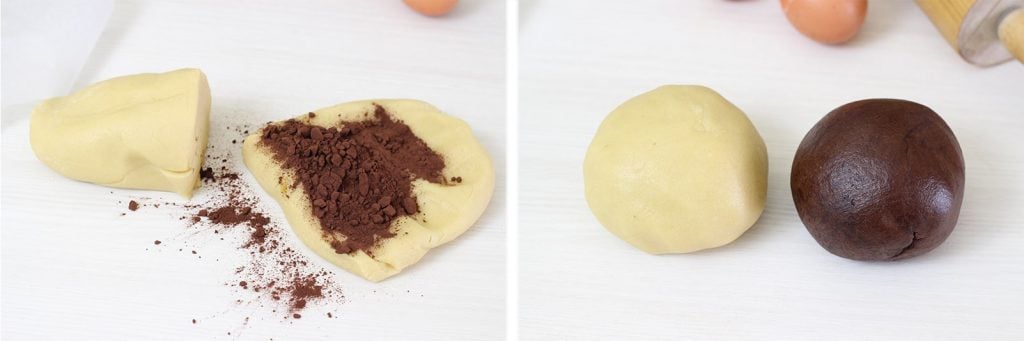 Crostata di girelle bicolore con crema al cioccolato – ricetta facile - Step 9