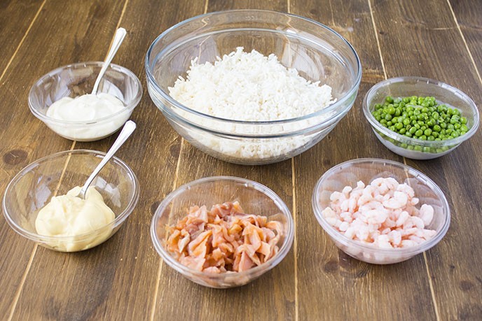 Insalata di riso con gamberetti e salmone - Step 2