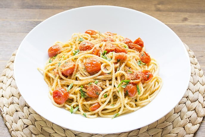 Spaghetti con pomodorini