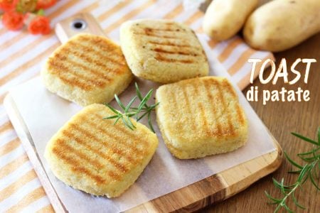 Toast di patate in padella – con cuore filante