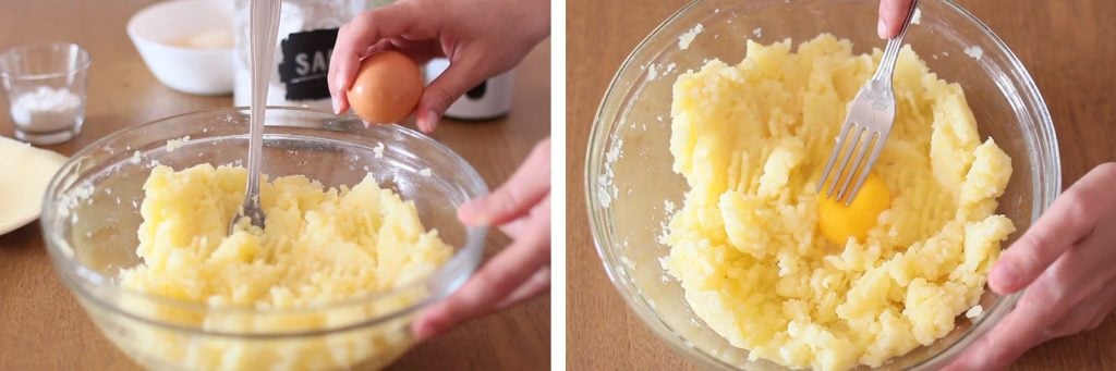 Toast di patate in padella – con cuore filante - Step 2