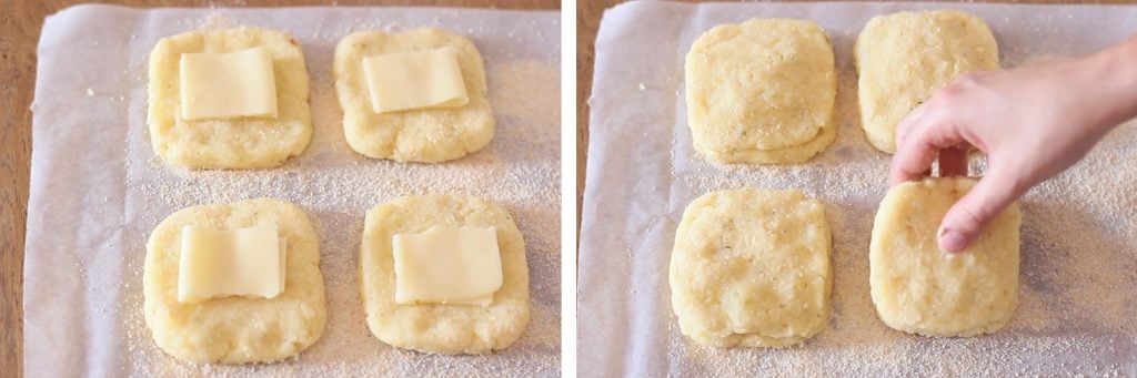 Toast di patate in padella – con cuore filante - Step 5
