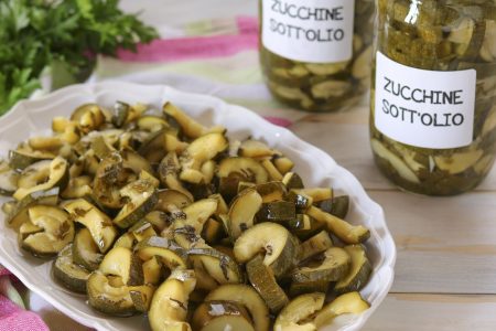 Zucchine sott’olio ricetta facile
