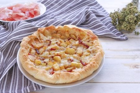 Pizza rustica speck e patate