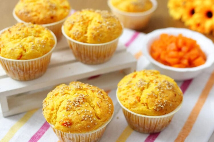 Muffins alla zucca - ricetta facile