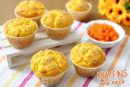 Muffins alla zucca – ricetta facile
