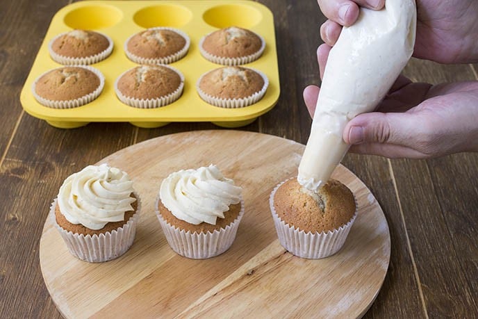 Cupcakes integrali con frosting goloso - Step 9