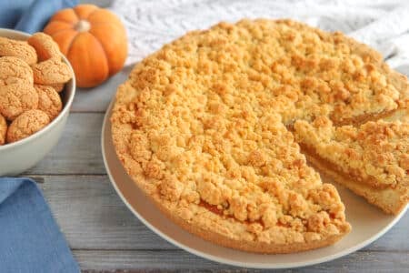Sbriciolata pumpkin pie