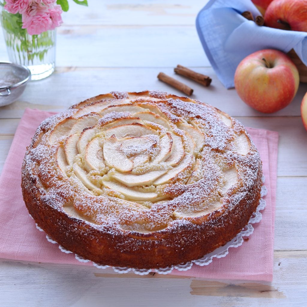 torta di mele al mascarpone
