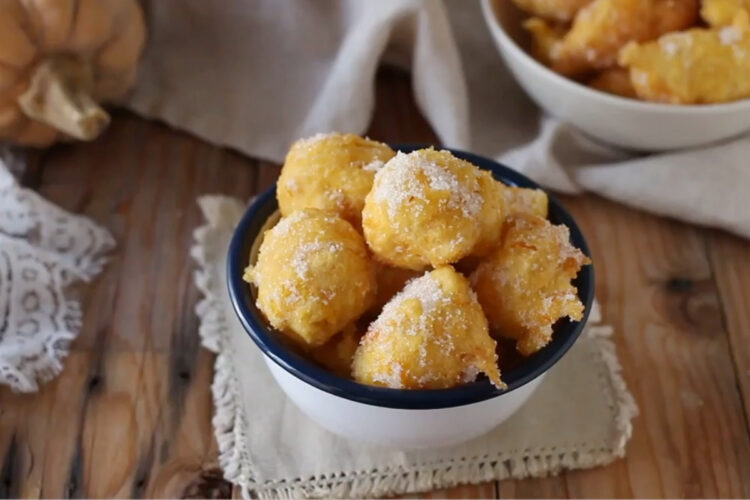 Frittelle di zucca dolci