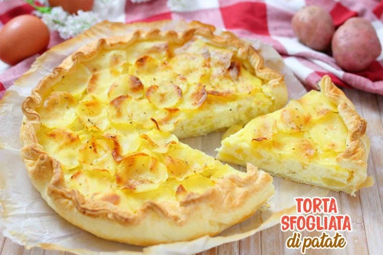 Torta sfogliata di patate - ricetta facile