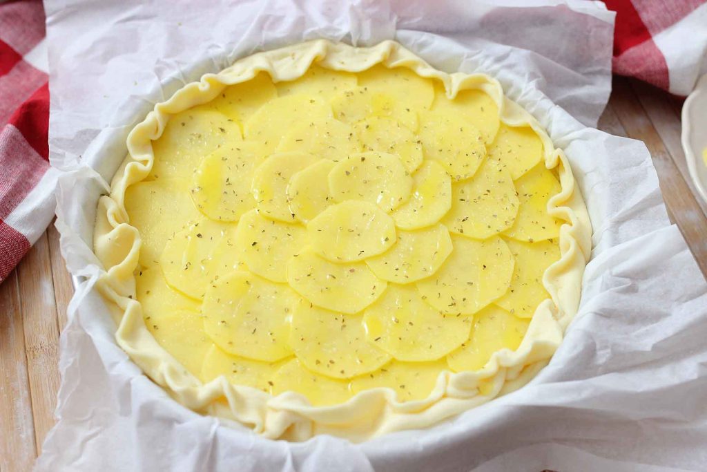 Torta sfogliata di patate – ricetta facile - Step 7