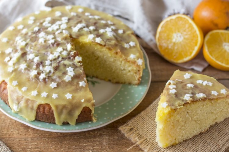 Torta all'arancia soffice