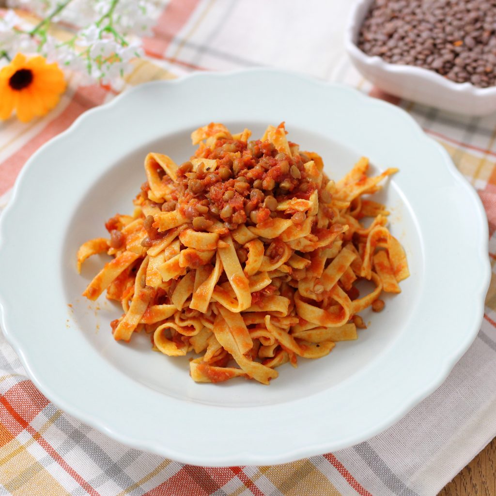Tagliatelle al ragù di lenticchie – ricetta facile - Step 4