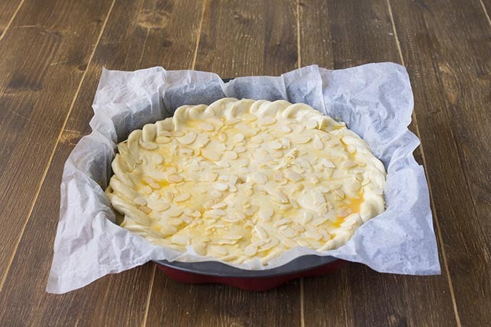 Torta dei re – torta di pasta sfoglia al frangipane - Step 7
