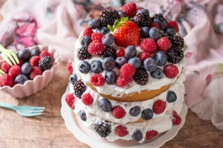 Naked cake alla frutta